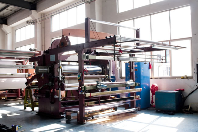 Máquina de calandrado textil